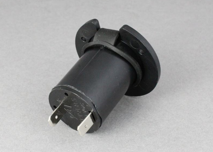 (image for) HD Recessed Power Socket Round - 12V 16A Max