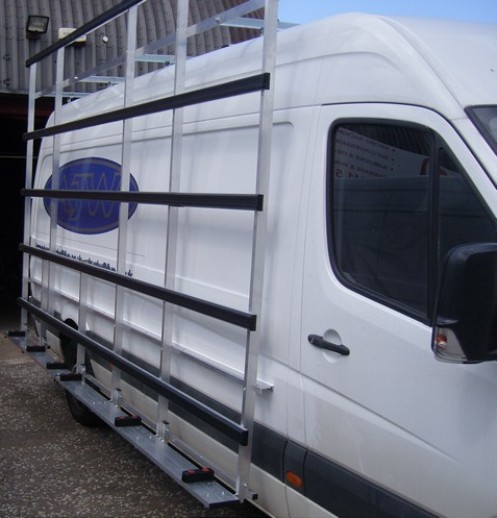 (image for) Berlingo (18-on) L1/L2 H1 - Aluminium Glass Rack (LxH) 1800x1500