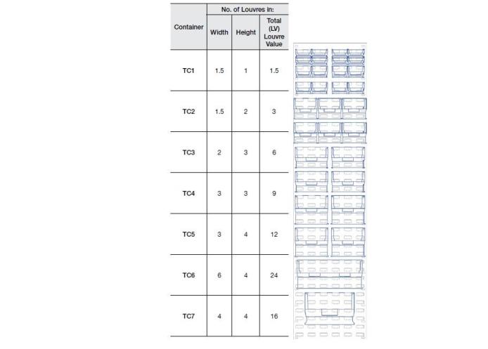 (image for) Topstore - Semi-Open Fronted Containers - 10 x Size 3