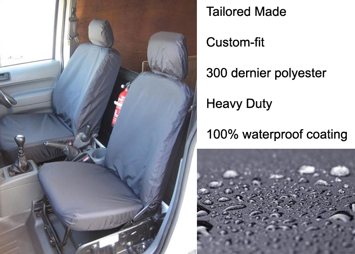 (image for) Tailored - Driver with armrest & Folding Passenger - Black