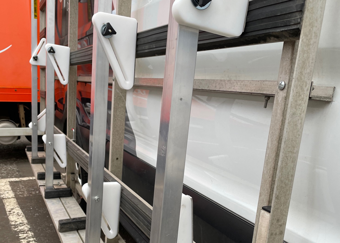 (image for) Custom (23-on) L2 H1 - Aluminium Glass Rack (LxH) 2600 x 2000