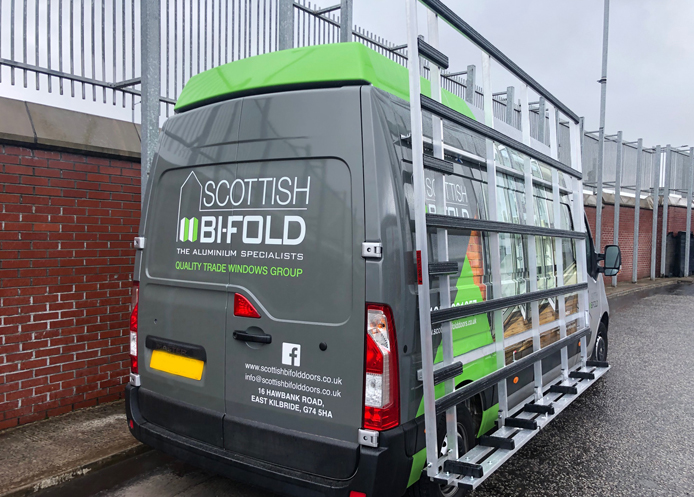 Interstar (22-on) L4 - Aluminium Glass Rack (LxH) 4200 x 2500 (image for) Interstar (22-on) L4 - Aluminium Glass Rack (LxH) 4200 x 2500