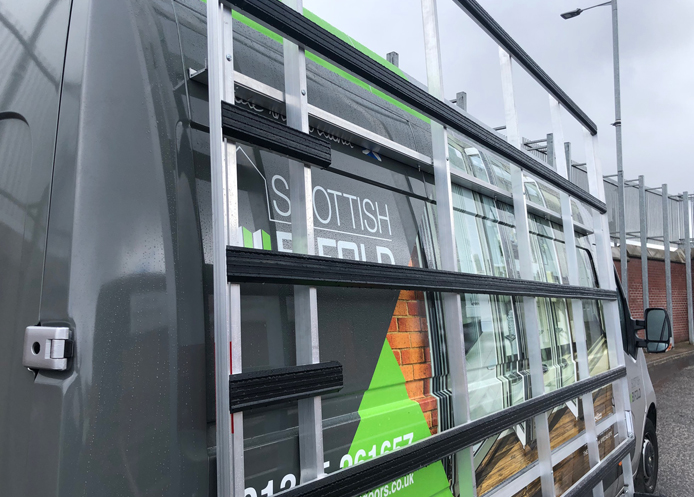 (image for) Dispatch (16-on) L1 H1 - Aluminium Glass Rack (LxH) 1800x2000