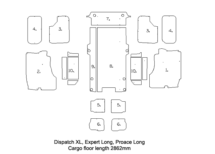 (image for) Long Model L3 (2016-on) - Full Ply Lining Kit