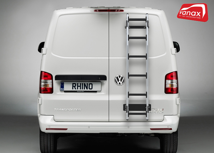 (image for) Dispatch (2007-16) - H2 - 7 rung Aluminium rear door ladder