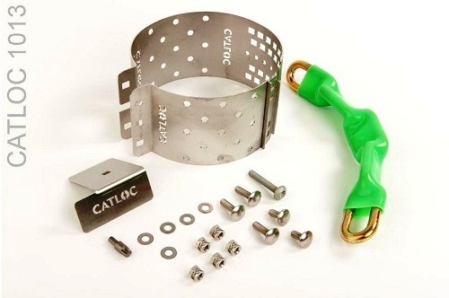 Catalytic convertor protector & anti-theft device (image for) Catalytic convertor protector & anti-theft device