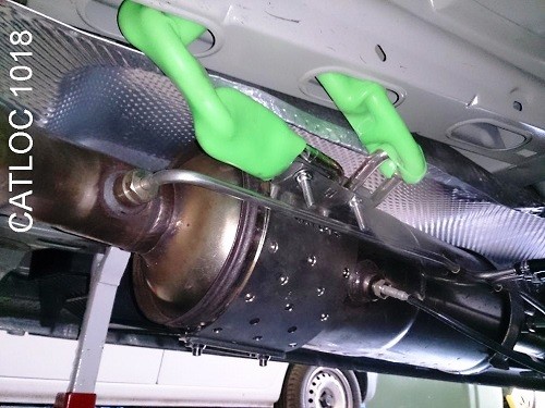 Catalytic convertor protector & anti-theft device (image for) Catalytic convertor protector & anti-theft device