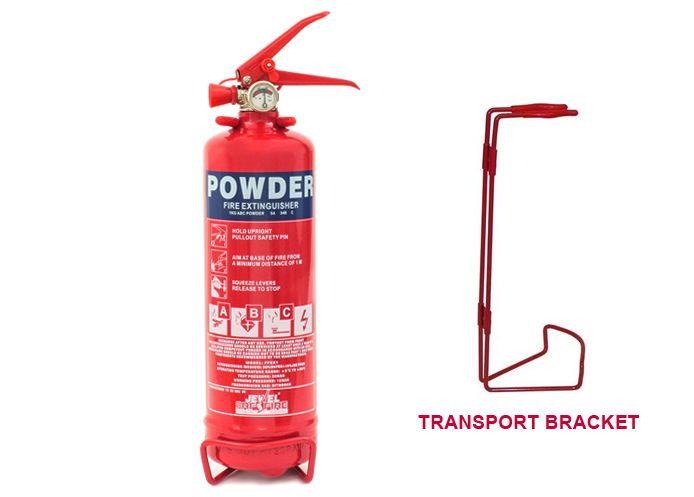 (image for) 1 Kg Dry Powder Fire Extinguisher with transport bracket