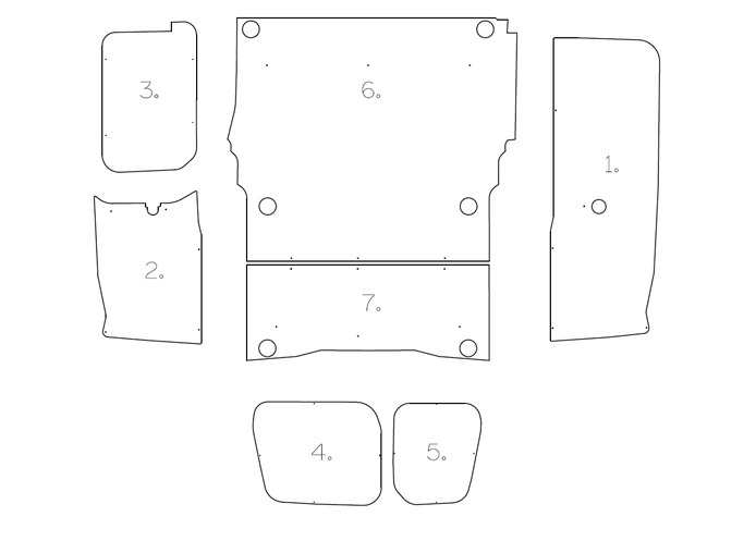 L1 H1 (2022-on) - Full Ply Lining Kit (image for) L1 H1 (2022-on) - Full Ply Lining Kit