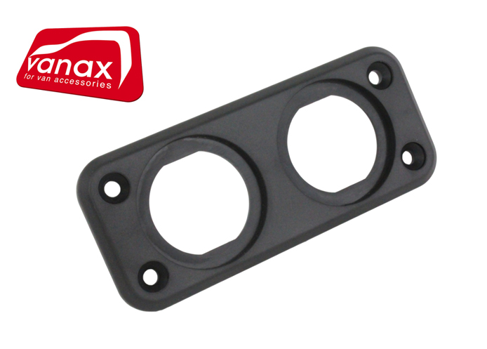 (image for) Double Hole Panel For Meters & Power Sockets