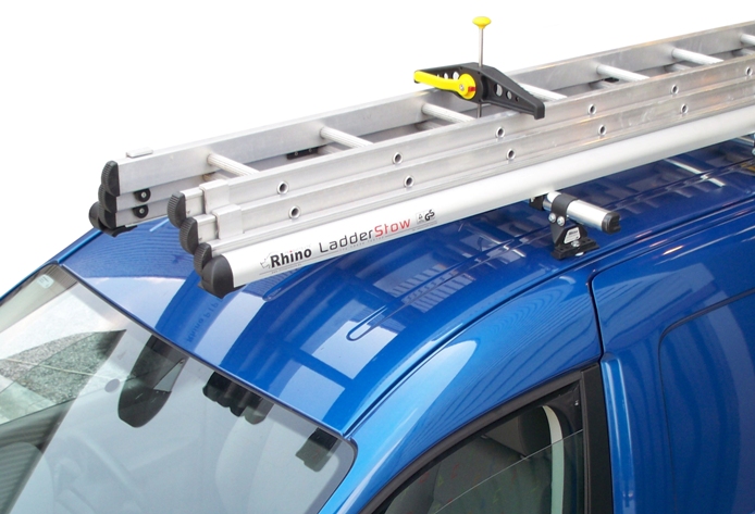 Peugeot Boxer (Oct 2006-on) - Rhino 3.0m LadderStow System (image for) Peugeot Boxer (Oct 2006-on) - Rhino 3.0m LadderStow System