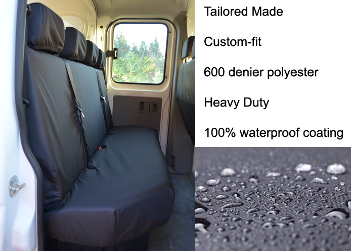 Tailored - Rear 4-Seater Bench - Black (image for) Tailored - Rear 4-Seater Bench - Black