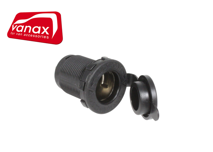 (image for) Panel Mount Cigar Lighter Power Socket - 12/24V 20A Max