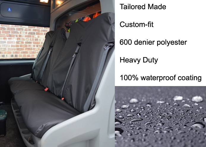 (image for) DCIV Tailored - Rear Passenger - 2 Doubles - Black