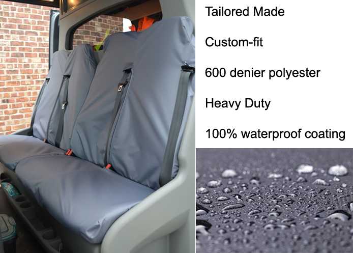 (image for) DCIV Tailored - Rear Passenger - 2 Doubles - Grey