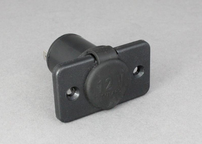(image for) HD Recessed Power Socket Rectangular - 12V 16A Max