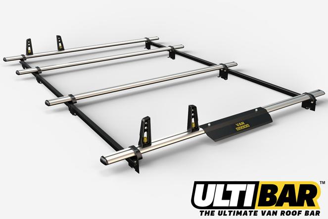 Trafic (2001-14) - SWB- 4 bar HD ULTI rack system (8x4 capacity) (image for) Trafic (2001-14) - SWB- 4 bar HD ULTI rack system (8x4 capacity)