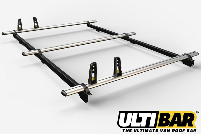 Scudo (2007-16) L1 H1-3 bar HD ULTI rack & roller (8x4 capacity) (image for) Scudo (2007-16) L1 H1-3 bar HD ULTI rack & roller (8x4 capacity)