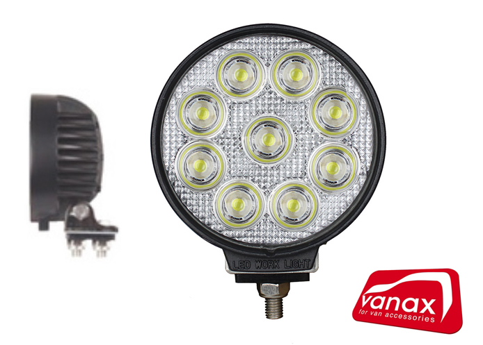 (image for) 1800 lumens - LED Worklamp - 9 LEDs - 120mm diameter