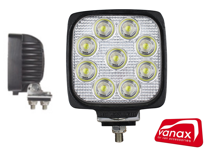 (image for) 1800 lumens - LED Worklamp - 9 LEDs - 127 x 110mm
