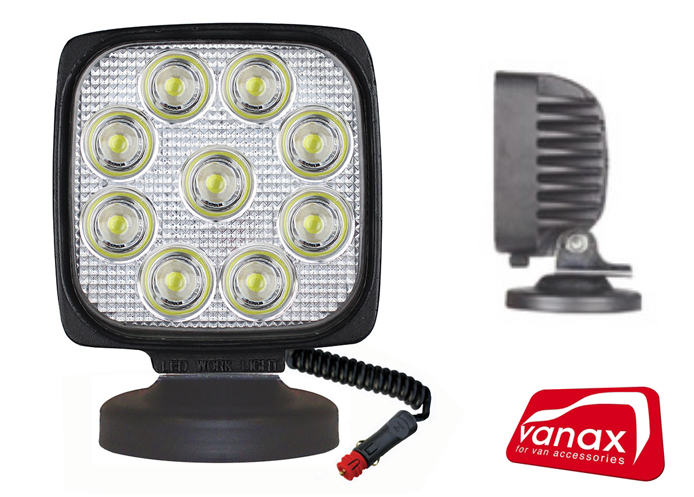 (image for) 1800 lumens - LED Worklamp Magnetic Base - 9 LEDs