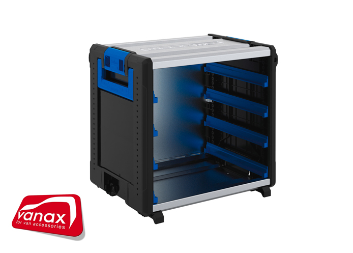 (image for) WorkMo 24-500 with 8 service case rails