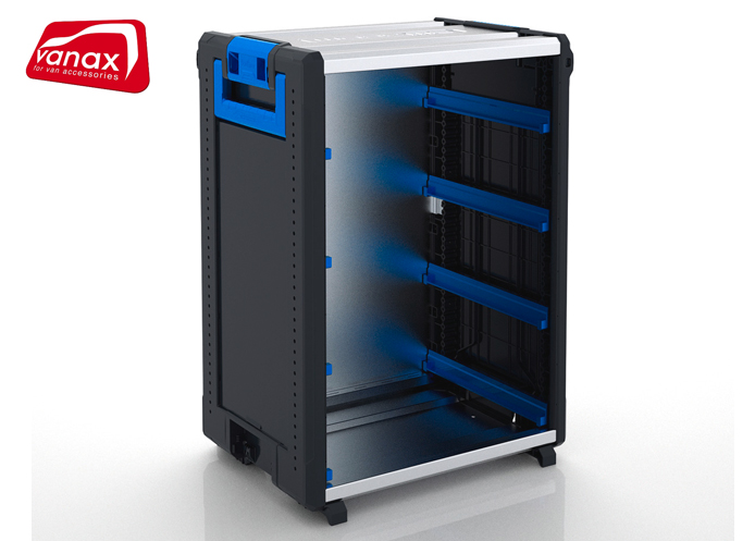 (image for) WorkMo 24-750 with 8 service case rails (Empty)