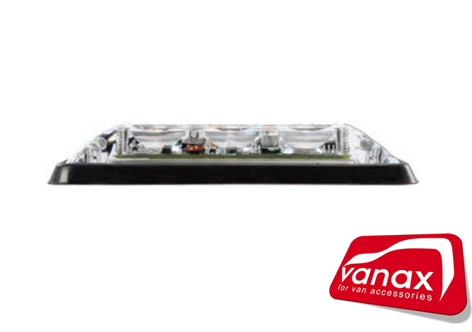 (image for) 3 x 1 Watt SMD LED Amber Flashing Warning Light (IP67)