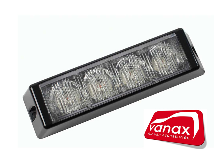 (image for) 4 x 1 Watt LED Amber Flashing Warning Light IP67 rated