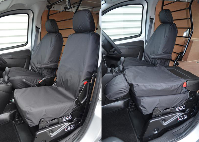 Tailored Front Pair - Driver & Folding Single Passenger - Black (image for) Tailored Front Pair - Driver & Folding Single Passenger - Black
