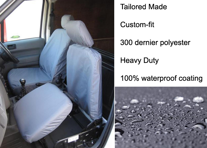 (image for) Tailored - Driver with no armrest & Folding Passenger - Grey