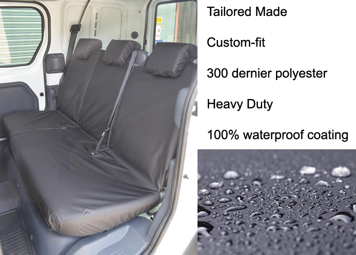 (image for) DCIV Tailored Rear (2018-on) - Single & Double Passenger - Black