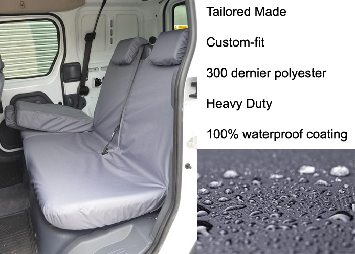 (image for) Crew Van - Rear Single and Double Passenger - Grey