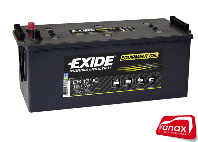 (image for) Exide Gel 140Ah (ES1600) - Deep Cycle Gel Battery