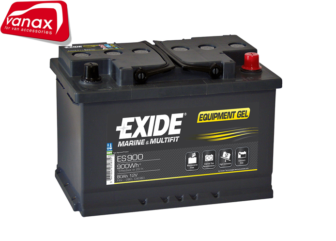 (image for) Exide Gel 80Ah (ES900) - Deep Cycle Gel Battery