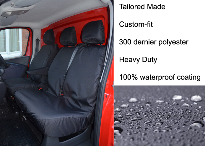 (image for) Tailored Base Model - Driver & Double Passenger - Black