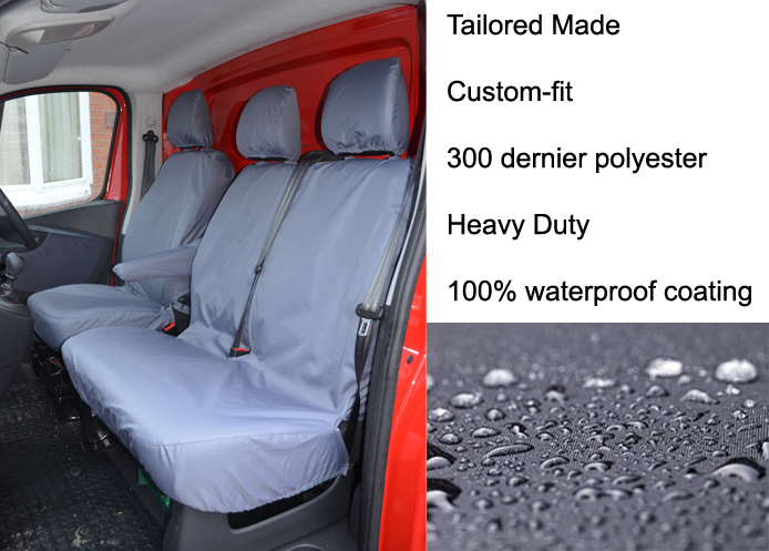 (image for) Tailored Base Model - Driver & Double Passenger - Grey