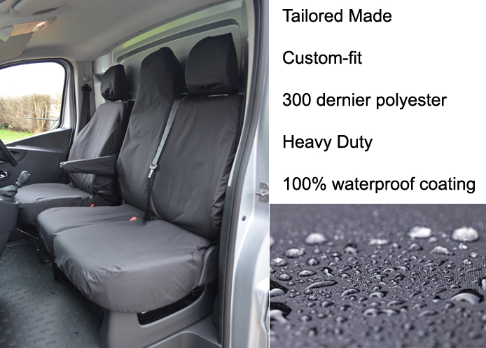 (image for) Tailored SX Model - Driver & Folding Double Passenger - Black