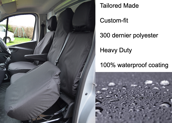 (image for) Tailored SX Model - Driver & Folding Double Passenger - Black