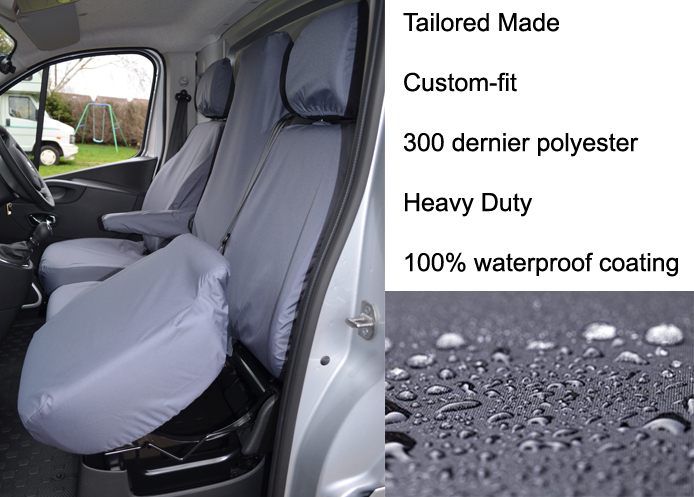 (image for) Tailored SX Model - Driver & Folding Double Passenger - Grey