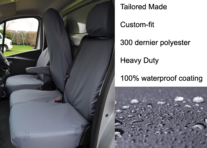 (image for) Tailored SX Model - Driver & Folding Double Passenger - Grey