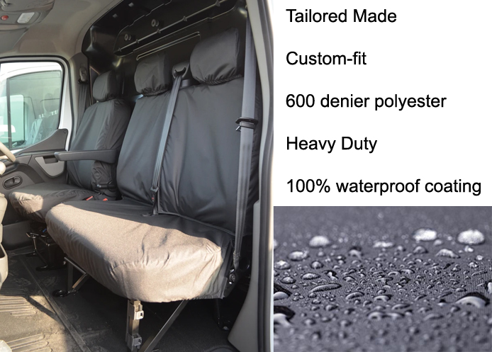 (image for) Tailored - Driver & Fixed Double Passenger - Black