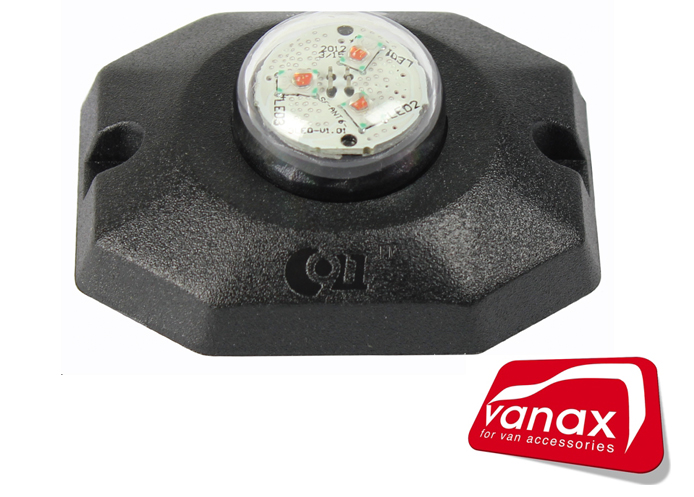 (image for) 3 x 3 Watt LED Amber hideaway warning flasher