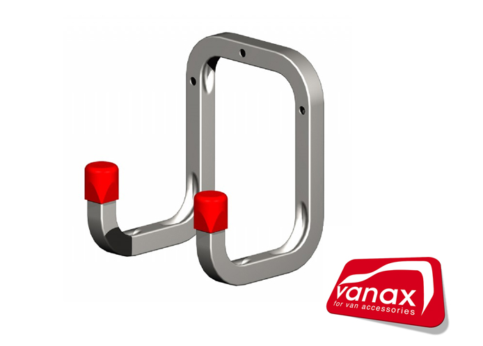 (image for) 90mm Galvanised Steel Double Wall Hook - 40kg capacity