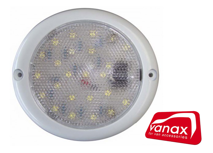 (image for) 118mm interior switched LED oval lamp with 22 LEDs