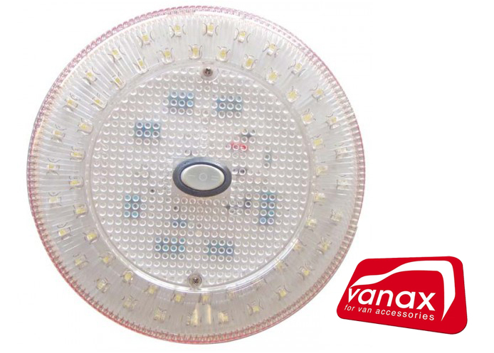 (image for) 155mm interior dual colour LED round lamp with 56 LEDs