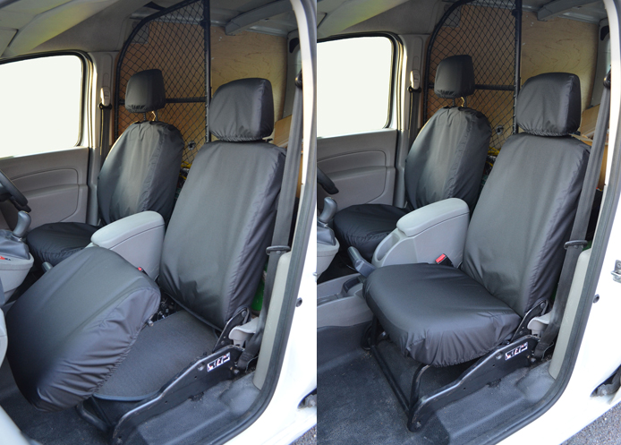 Tailored Front Pair - Driver & Folding Passenger - Black (image for) Tailored Front Pair - Driver & Folding Passenger - Black
