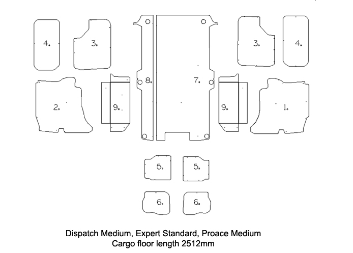 (image for) Medium L2 (2016-on) - Full Ply Lining Kit