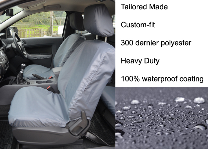 (image for) Wildtrak - Tailored Front Pair - Driver & Passenger - Grey