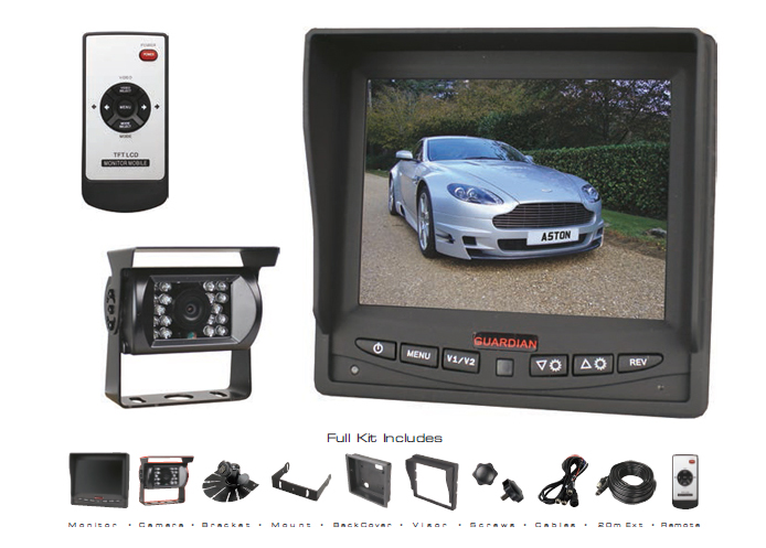 (image for) CCTV14A Reverse System - 5.6" display, night vision c/w visor